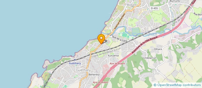 localisation de l'entreprise TBAA à BIDART