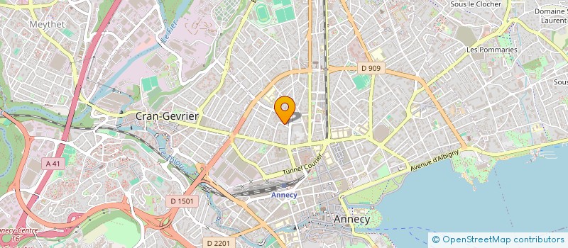 localisation de l'entreprise TBAC à ANNECY