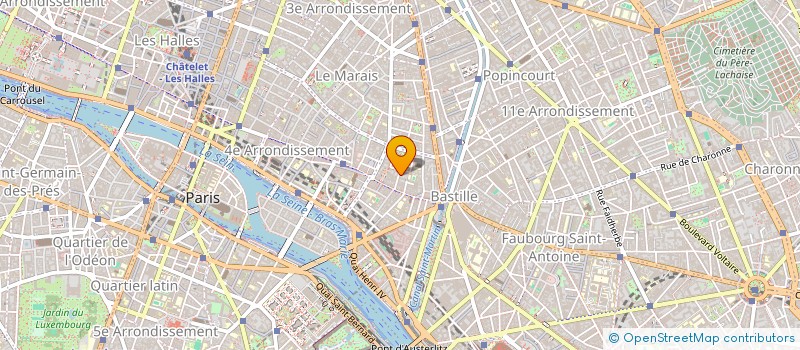 localisation de l'entreprise TBB-RE  PARIS