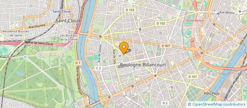 localisation de l'entreprise TBB TRAVAUX BATIMENT BOULOGNE à BOULOGNE-BILLANCOURT