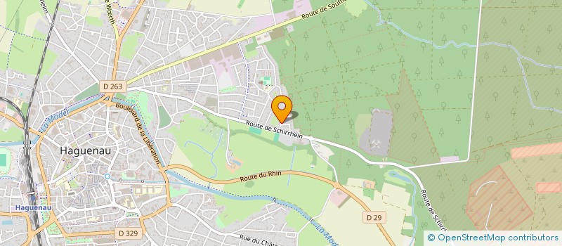 localisation de l'entreprise TBC HAGUENAU-OBERHOFFEN  HAGUENAU