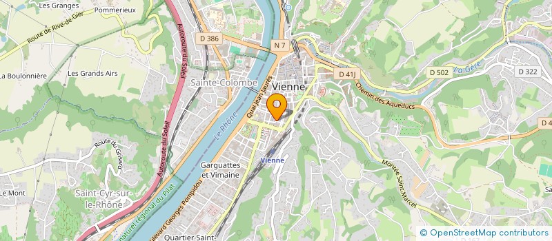 localisation de l'entreprise TBC RODIZIO à VIENNE