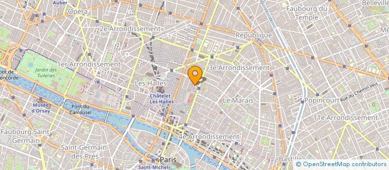 localisation de l'entreprise TBCE à PARIS