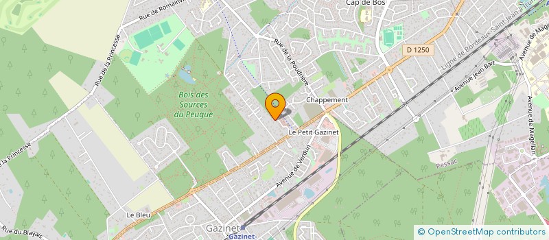 localisation de l'entreprise TBCF à PESSAC