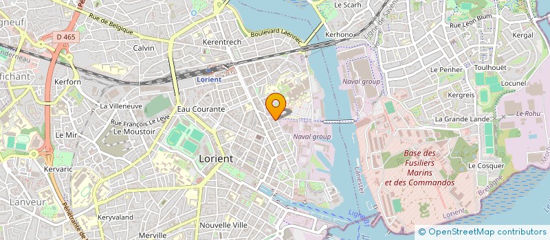 localisation de l'entreprise TBCJ à LORIENT