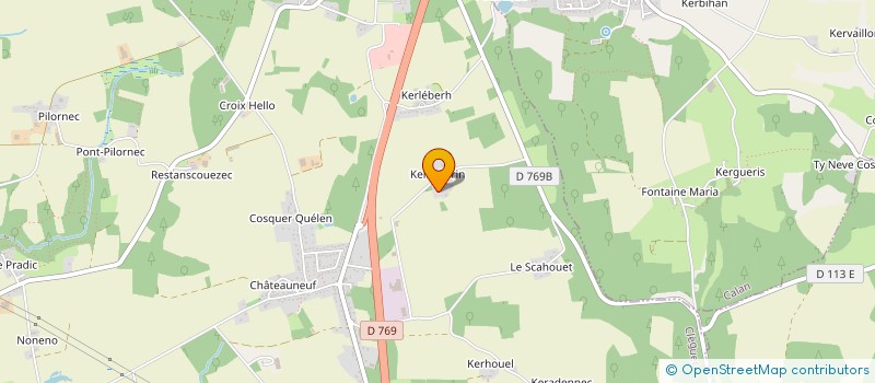 localisation de l'entreprise TBCJOYEUX  CLEGUER