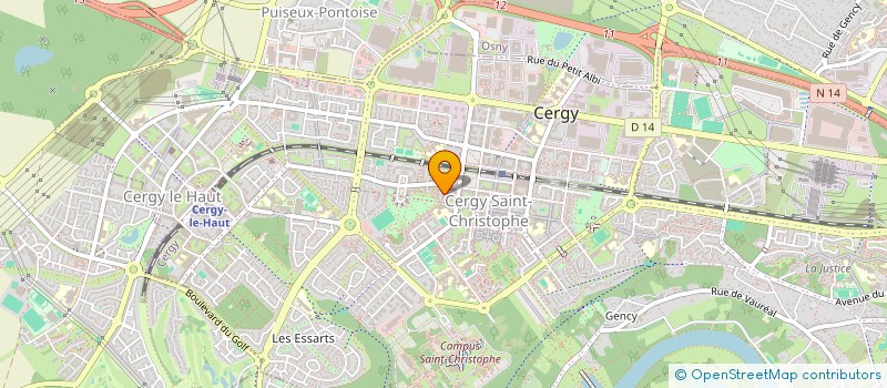 localisation de l'entreprise TBD MUSIC  CERGY