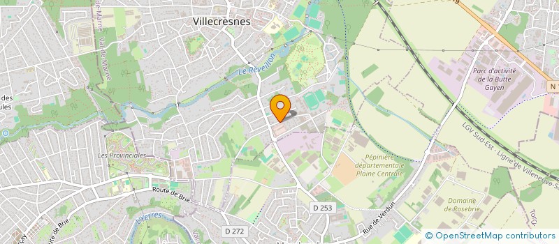 localisation de l'entreprise TBD TRANSPORT  VILLECRESNES