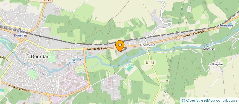 localisation de l'entreprise TBDA  ROINVILLE