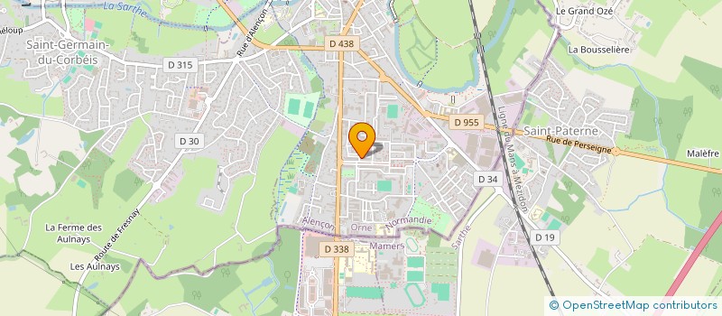 localisation de l'entreprise TBE à ALENCON