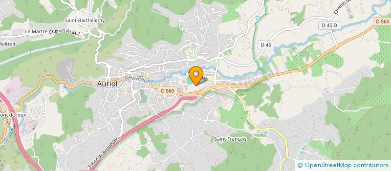 localisation de l'entreprise TBE  AUBAGNE