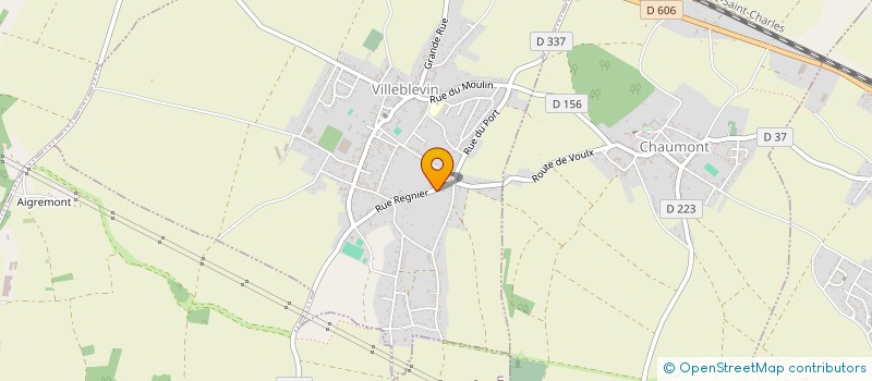 localisation de l'entreprise TBF à VILLEBLEVIN
