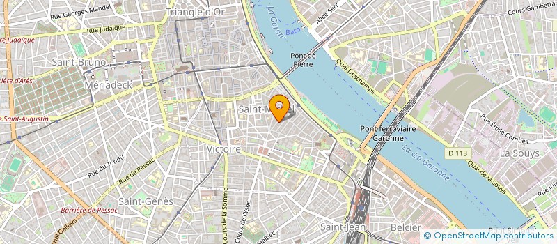 localisation de l'entreprise TBF  BORDEAUX