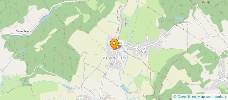 localisation de l'entreprise TBF BELFORT  MANDREVILLARS