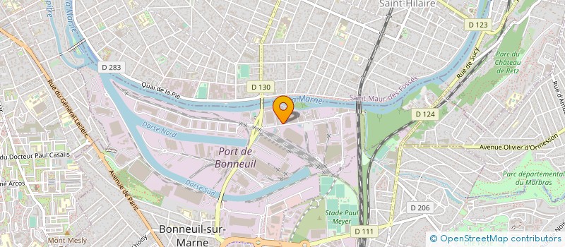 localisation de l'entreprise TBF DECORATION  CRETEIL