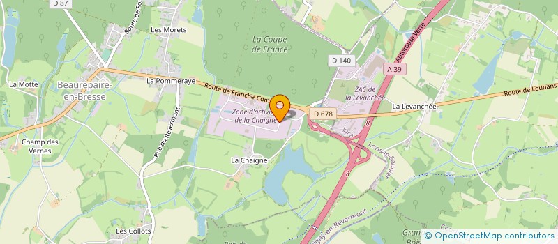 localisation de l'entreprise TBF FROMAGES  POLIGNY