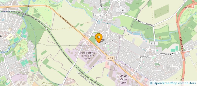 localisation de l'entreprise TBFC PARTNERS  SANTENY