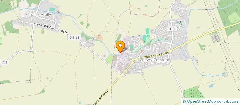 localisation de l'entreprise TBFL  CHEVRY-COSSIGNY