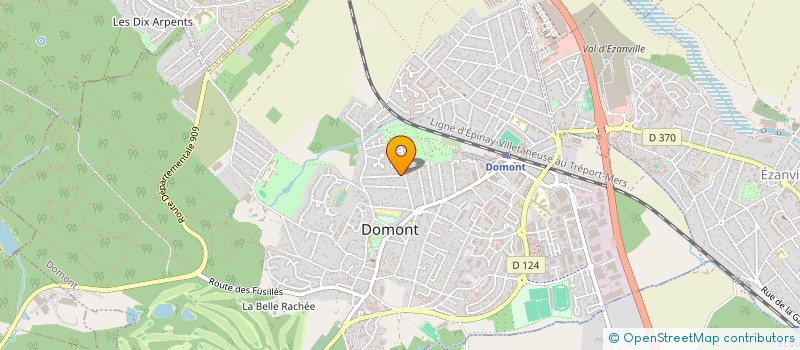 localisation de l'entreprise TBFR  DOMONT