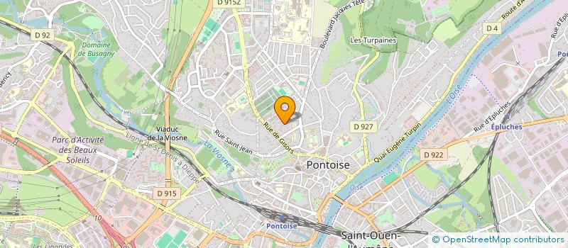 localisation de l'entreprise TBG  PONTOISE