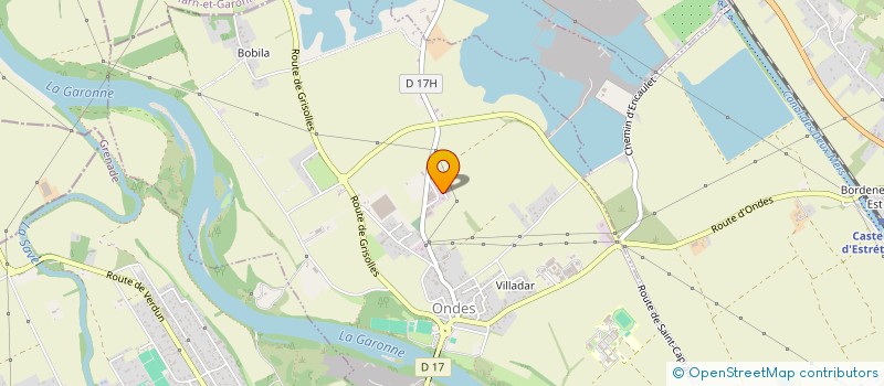 localisation de l'entreprise TBG à ONDES