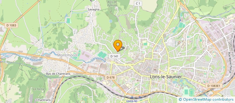 localisation de l'entreprise TBG  LONS-LE-SAUNIER