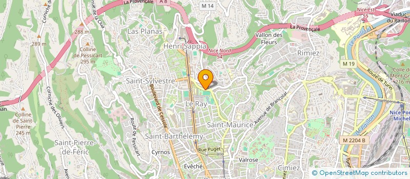 localisation de l'entreprise TBH à NICE