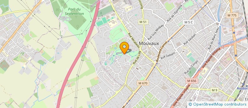 localisation de l'entreprise TBH  MOUVAUX