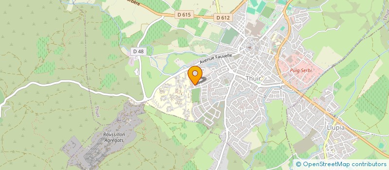 localisation de l'entreprise TBH  THUIR