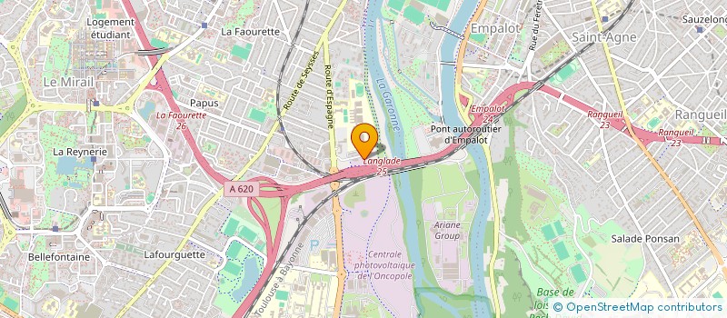 localisation de l'entreprise TBH  TOULOUSE