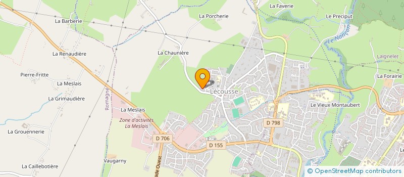 localisation de l'entreprise TBH PATRIMOINE  LECOUSSE