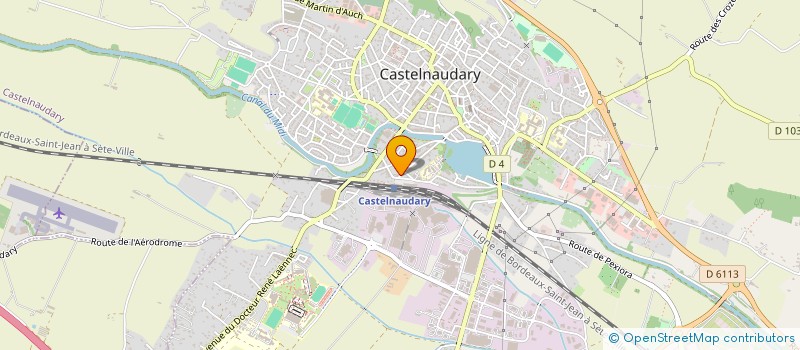 localisation de l'entreprise TBI 11  CASTELNAUDARY