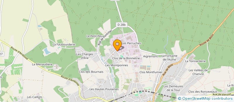 localisation de l'entreprise TBI à MONTRICHARD-VAL-DE-CHER