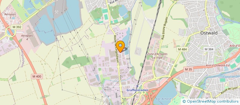 localisation de l'entreprise TBI FRANCE  GEISPOLSHEIM