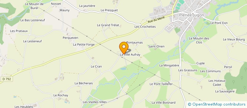 localisation de l'entreprise TBIS  PLENEE-JUGON