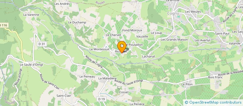 localisation de l'entreprise TBJM  COGNY