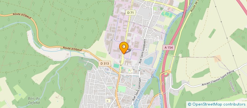 localisation de l'entreprise TBK CONSTRUCTIONS à LOUVIERS