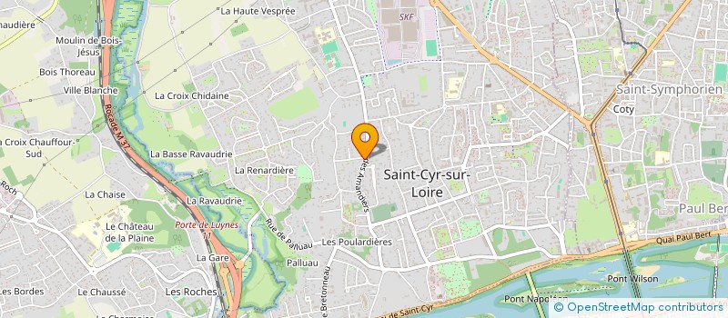 localisation de l'entreprise TBL  SAINT-CYR-SUR-LOIRE