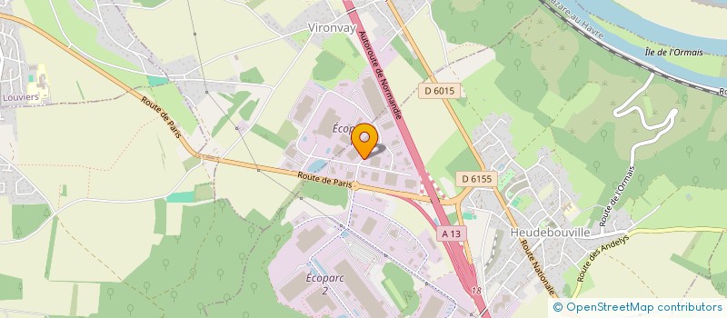 localisation de l'entreprise TBM à HEUDEBOUVILLE