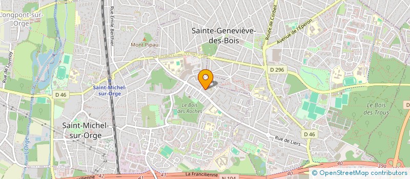 localisation de l'entreprise TBM-91 à SAINT-MICHEL-SUR-ORGE