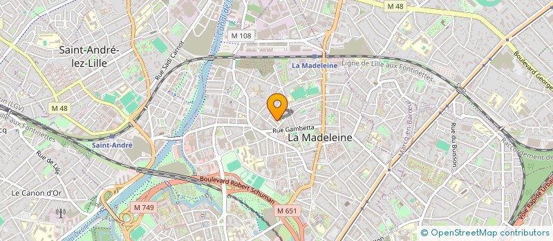 localisation de l'entreprise TBM  LA MADELEINE