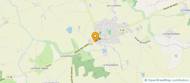 localisation de l'entreprise TBM ASSOCIES  GROSBREUIL