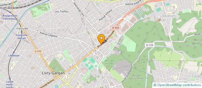 localisation de l'entreprise TBM CONSTRUCTION  LIVRY-GARGAN