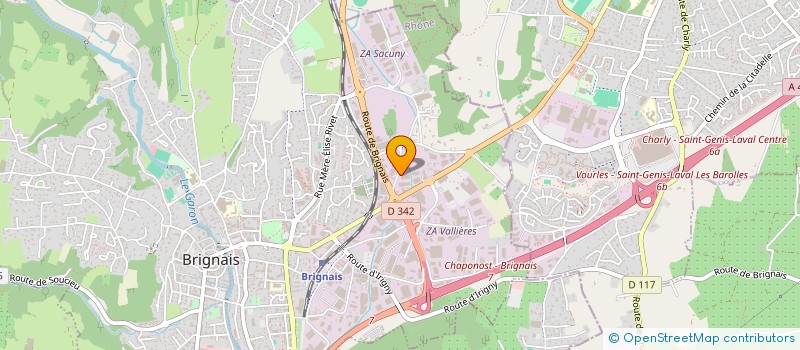 localisation de l'entreprise TBM REAL ESTATE  BRIGNAIS