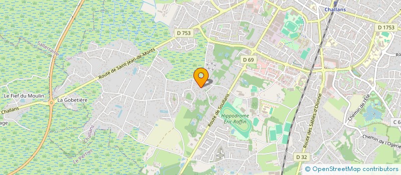 localisation de l'entreprise TBMCONSEIL à CHALLANS