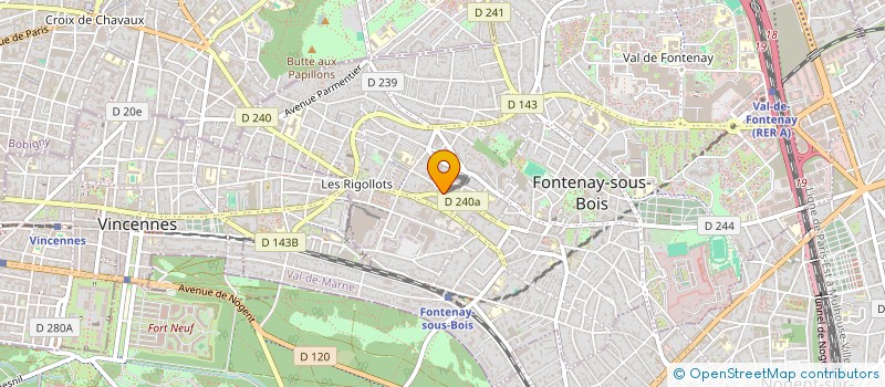 localisation de l'entreprise TBMI à FONTENAY-SOUS-BOIS