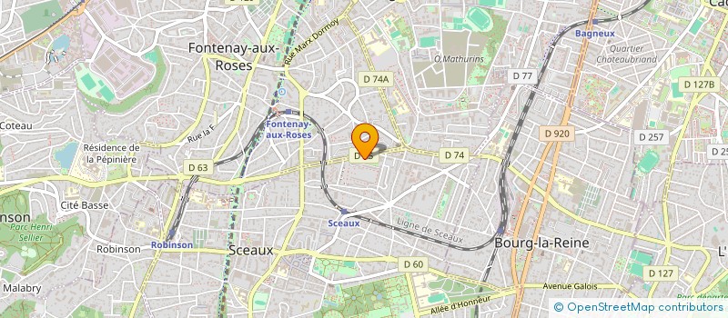 localisation de l'entreprise TBMO à SCEAUX