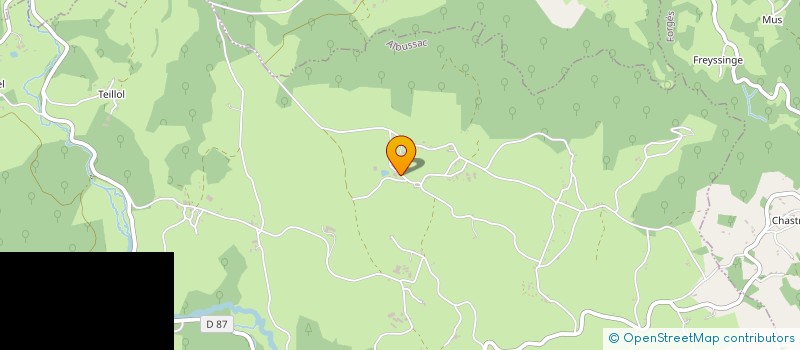 localisation de l'entreprise TBN  ALBUSSAC