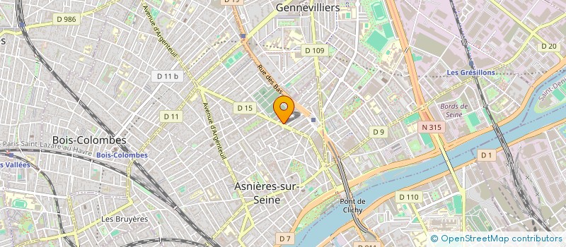 localisation de l'entreprise TBN DISTRIBUTION à ASNIERES-SUR-SEINE