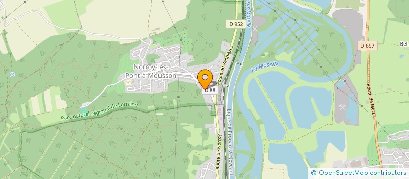 localisation de l'entreprise TBN IMMO  NORROY-LES-PONT-A-MOUSSON